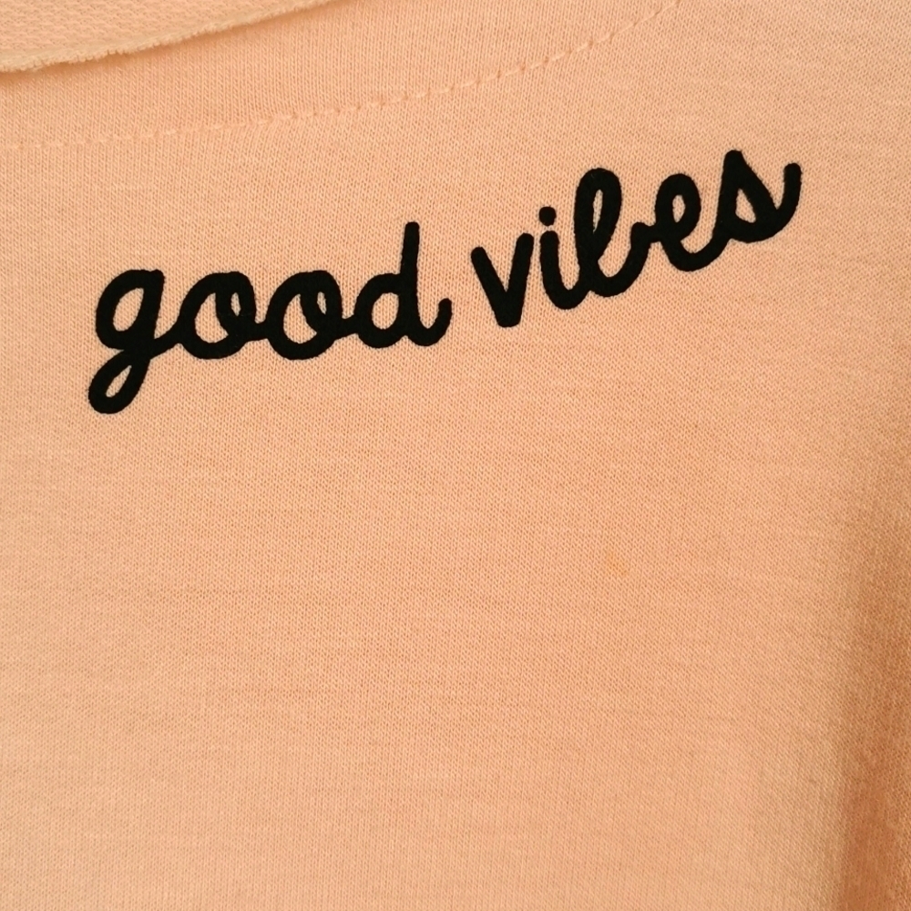 Infinite performance women's loose fit top. Good vibes, super cute size large. - Picture 3 of 5